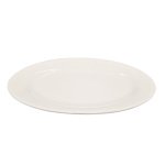 PD048-30-ASSIETTE OVAL EN PORCELAINE BLANC D 30x21 CM